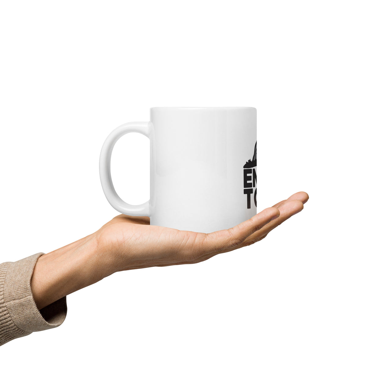 Empty Tomb Coffee Co. White glossy mug