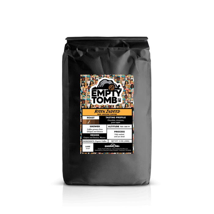 Risen Indeed: Medium Light Roast Organic Coffee