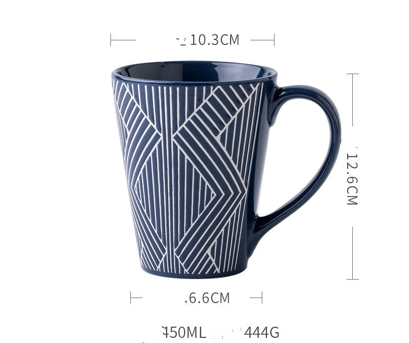 Household Ceramic Milk Coffee Cup  Design