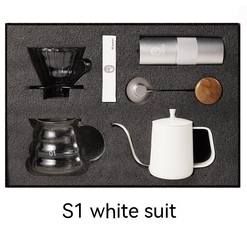 Household American Simple Style Hand Coffee Set Gift Coffee Pot Five-piece Set