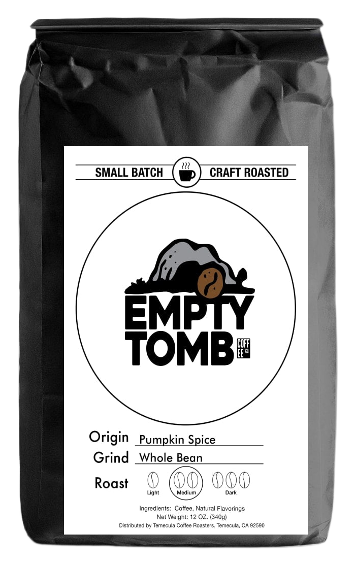 Empty Tomb seasonal flavored coffee, 12 oz bag